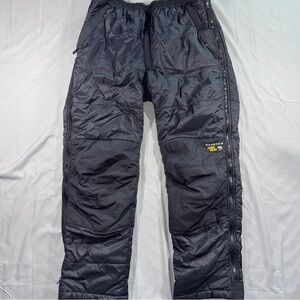 Mountain Hardwear XL Compresso r Alpine Full-Zip Insulated Puffer Pants Black